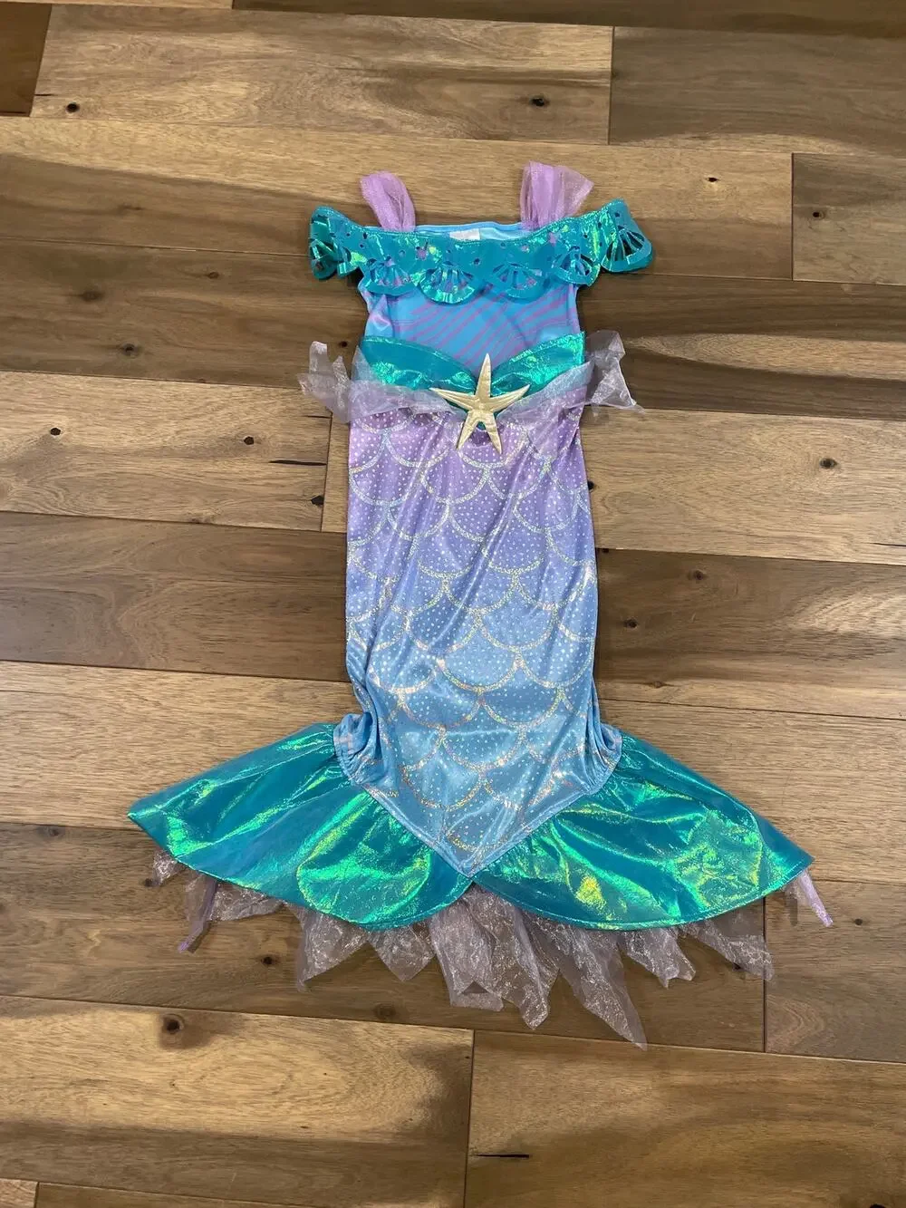 Target Mermaid Costume Small Blue Purple Shimmer